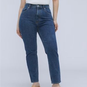 Everlane Original Curvy Cheeky Jean 32" waist cropped